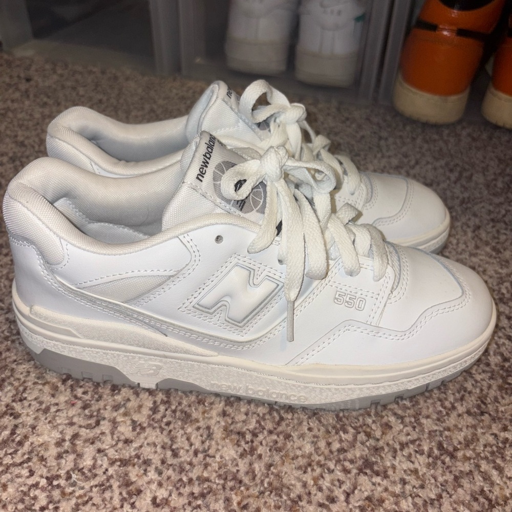 New Balance 550 Classic White Sneakers